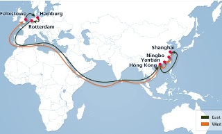 Hanjin, Evergreen trim joint China-Europe capacity ...