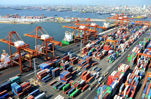 Manila International Container Terminal, the Philippines'. Photo courtesy of International Container Terminal Services, Inc.