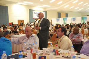 During the question an answer portion of the 2012 Subic Bay Maritime Conference  and Exhibit