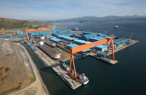 Hanjin shipyard in Subic. Photo from www.hhic-phil.com/