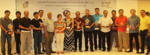 Winners of the recently concluded United Portusers Confederation first golf tournament held at Manila Southwoods.