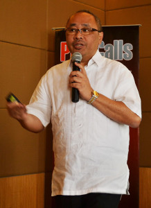 Rodrigo Reyes, IATA regional manager for Airport, Passenger, Cargo and Security-Asia Pacific, at a recent forum organized by the Philippine International Seafreight Forwarders Association and PortCalls