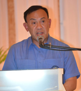 Cebu Port Authority general manager Edmund Tan at the first Visayas Shipping Conference 2016