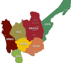 Region 3 map from nro3.neda.gov.ph