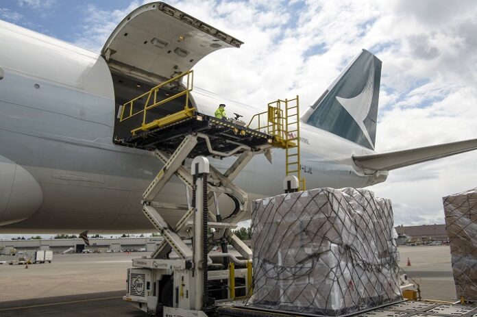 Air cargo rates tonnages