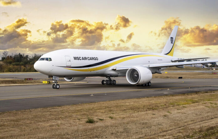 MSC Air Cargo takes delivery of first aircraft