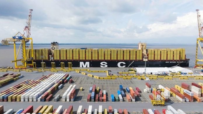MSC christens world’s largest container ship