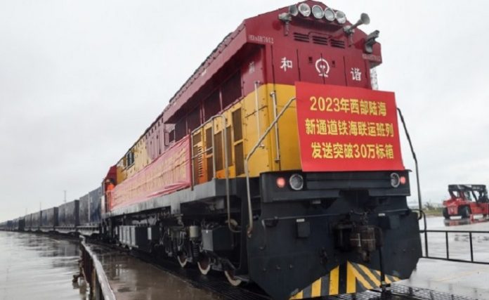 China's rail-sea train trips