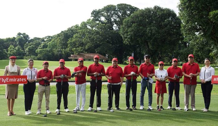 Emirates marks anniversary of Clark-Dubai flight with golf tournament