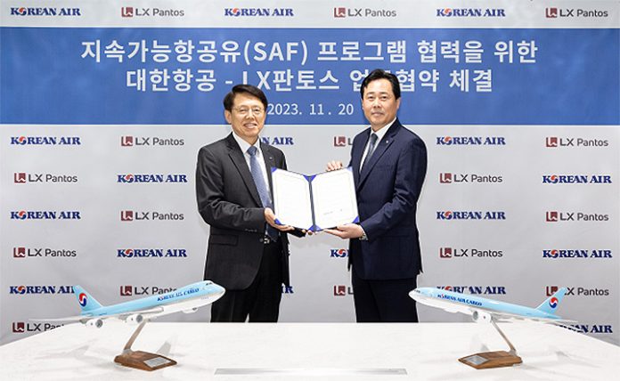 Korean Air expands use of sustainable aviation fuel in cargo flights