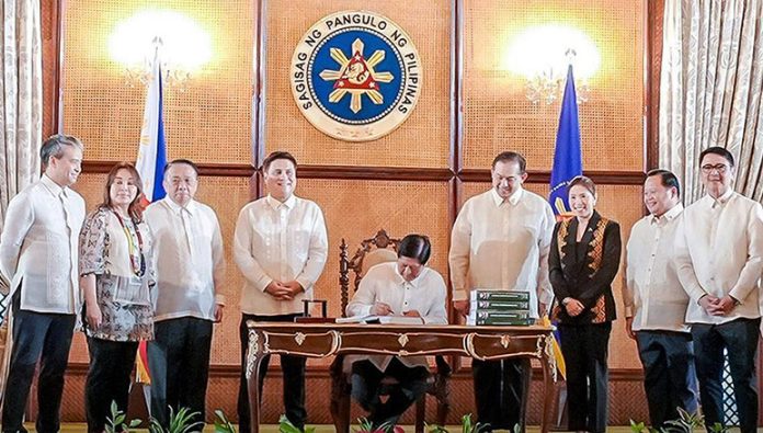 Marcos signs 2024 budget