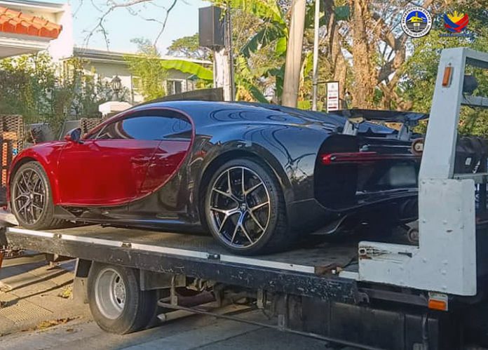 Smuggled Bugatti sports car surrendered to BOC
