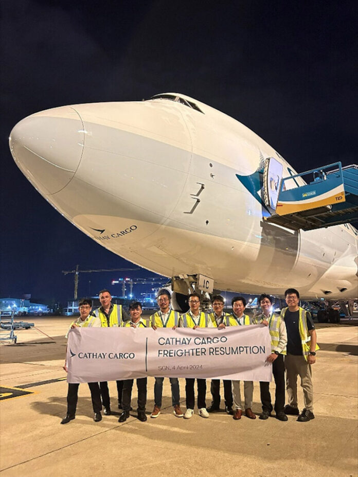 Cathay Cargo reopens freight service from Ho Chi Minh